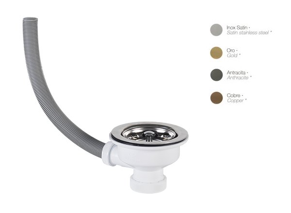  Accesorios de Superficie Sólida Kitchen Drain with overflow LINKING